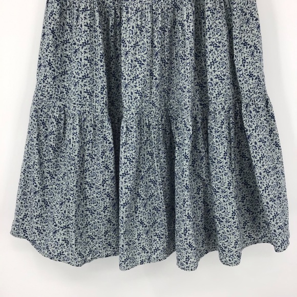 Madewell Button Front Tiered Maxi Skirt in Florentine Floral - Picture 10 of 15